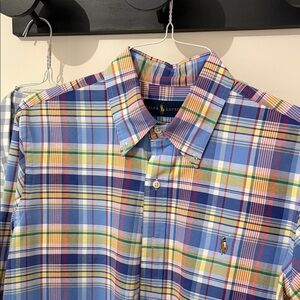 Ralph Lauren Men’s Multicolor Plaid Button-Down Shirt - Size L